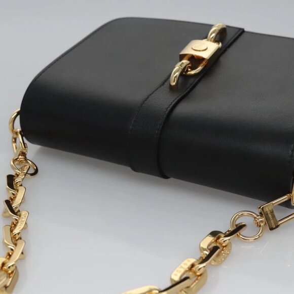 LOUIS VUITTON Rendezvous Shoulder Bag Leather Black - Picture 7 of 15